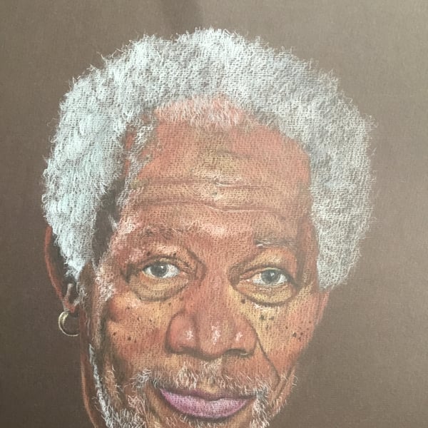 A portrait of Morgan Freeman