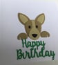 Birthday card. Handmade card.  Dog. Ref 330 - Image 4