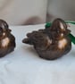 Gorgeous  Pair Bronze Birds - Hanging Decorations - Image 7