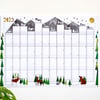 Animal 2023 Wall Planner Calendar