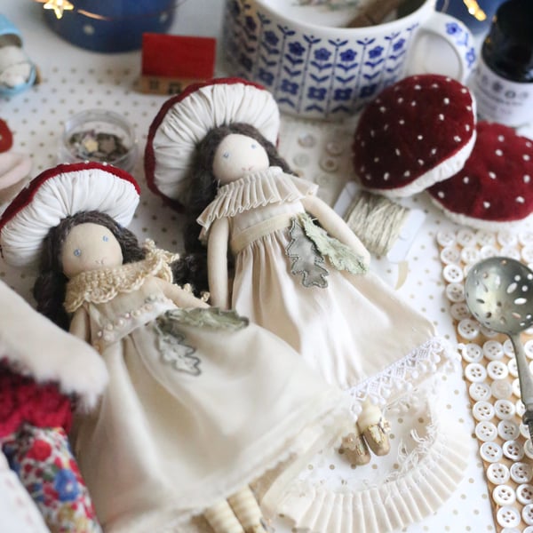 Reserved listing for S Jones - Little Toadstool Doll