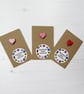 Sending love Heart mini pin - Image 1