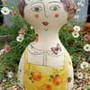 Figurative ceramic vase 