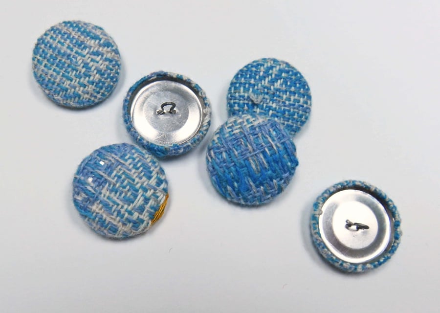 Blue Buttons for Sewing