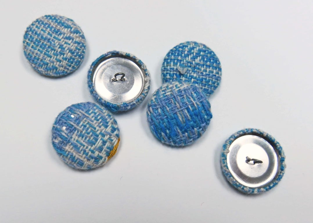 Blue Buttons for Sewing