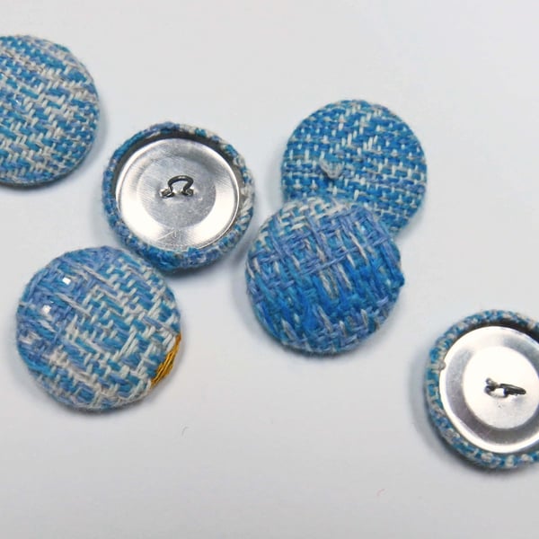 Blue Buttons for Sewing