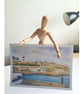  Art print of Mousehole Harbour  Cornwall from original watercolour painting A4 - Image 4