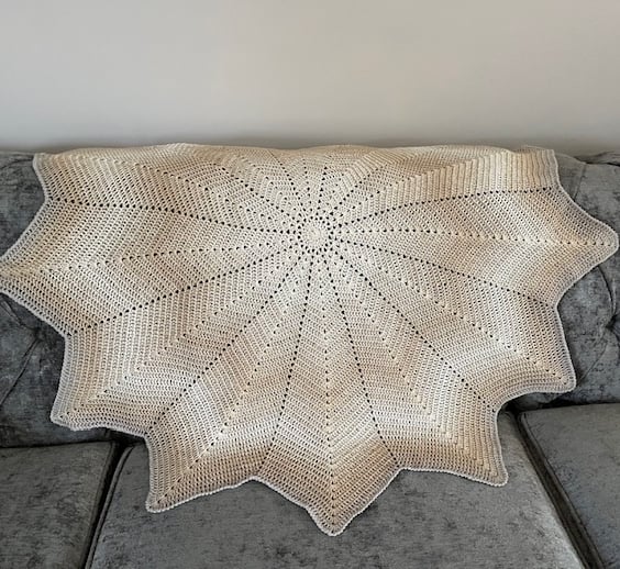 Beige and Cream Baby Blanket, Neutral Colours, Unisex, New Baby Gift