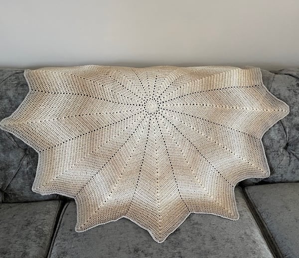 Beige and Cream Baby Blanket, Neutral Colours, Unisex, New Baby Gift