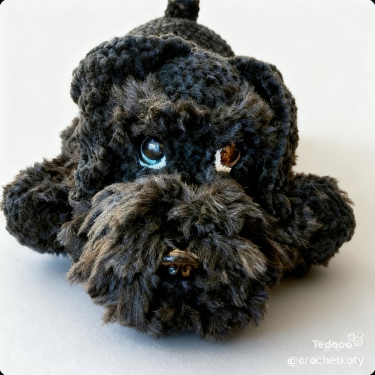 Faux fur crochet custom dogs pets memory bears personalised
