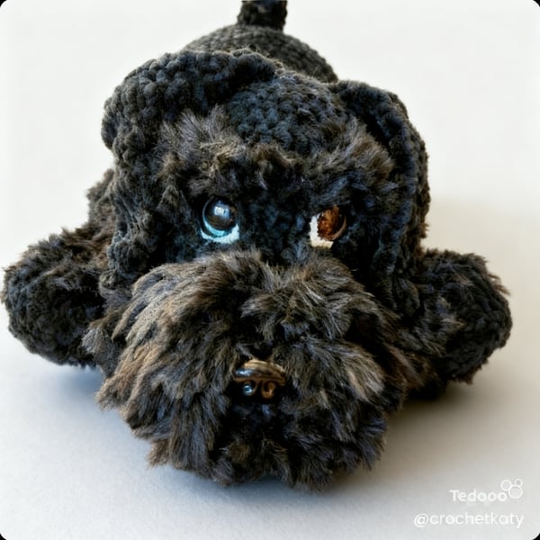 Faux fur crochet custom dogs pets memory bears personalised