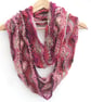 Knitting pattern for feminine flowery infinity scarf - Image 4