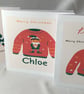 Personalised Christmas cards, name on Christmas, personal Christmas cards, - Image 1