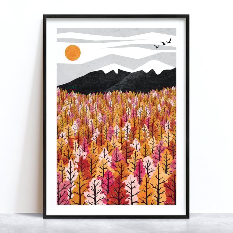 Blaze Illustrated Art Print 