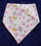 Dribble Bib with Pink Babies Bottles, Bibs and Bootees - Image 1