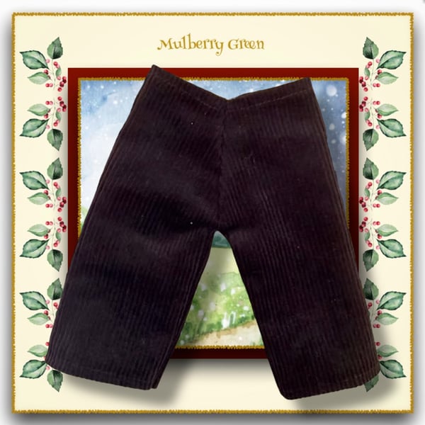 Chocolate Brown Corduroy Trousers