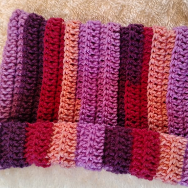 Crochet cat ear beanie 