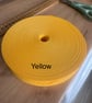 5 meters 1" (25mm) yellow cotton bias binding  Buy 4 get one free
