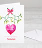 Personalised Christmas Love card for her, him or couple, premium quality - Image 7