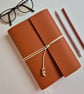 Burnt Orange Marble Journal or Sketchbook, A5 and A6 Sizes - Image 3