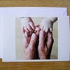 Grandparents Hearts and Hands Card