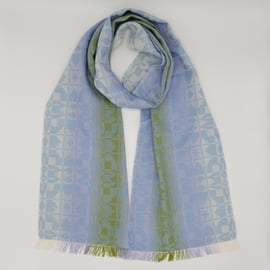 Handwoven Bluebell Wood Blanket scarf