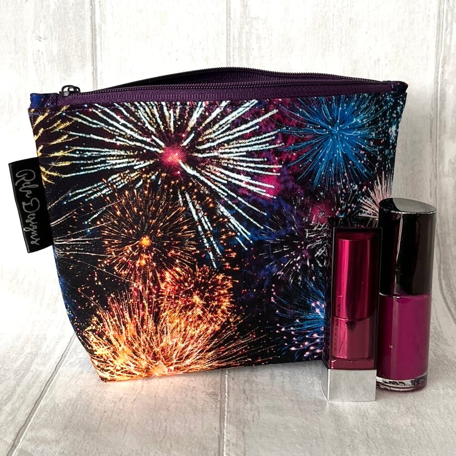 Cosmetic bags, fireworks