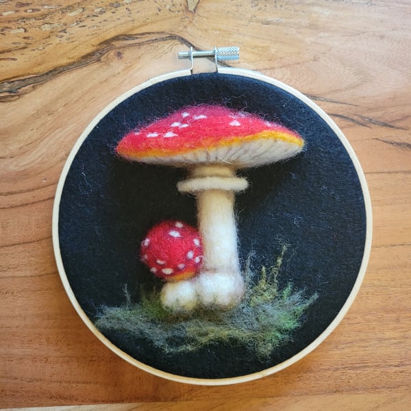 Fly agaric 3D picture
