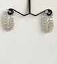 Sterling Silver Full Persian Chainmaille Hoop Earrings - Image 1