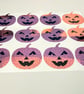 Halloween Rose Gold Glitter Pumpkin Stickers - Image 3