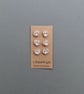 Set of six flat driftwood disk buttons - Image 2