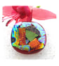 Patchwork Dichroic Fused Glass Brooch 068 Handmade  - Image 3