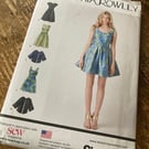 Simplicity Cynthia Rowley K1873 - Dress and Cape 6 - 14