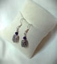 Amethyst & Tibetan Silver Earrings - Image 4