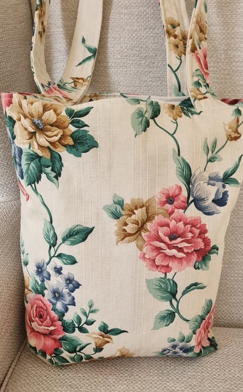 The Maria Tote Bag - Vintage Floral 