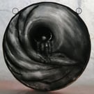 Stained Glass Painted  Roundel - Comfort