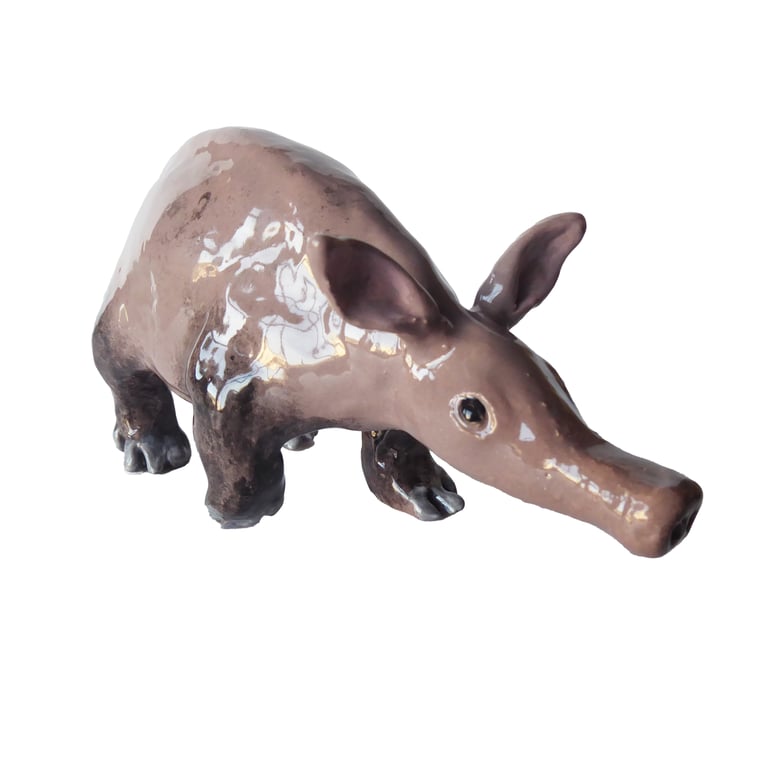 Aardvark Ceramic Ornament - Handmade