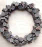 Contemporary LARGE Wreath, simple, minimalist, natural, eco