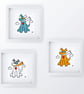 Flying High, dog with sunglasses and scarf, Giclee print - Image 5