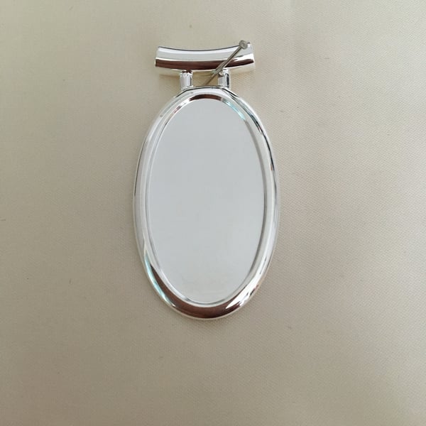 Large Oval Pendant Setting - S26