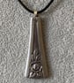 Rose Necklace made from A Vintage Spoon