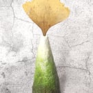 Mini Mountain Clay Bud Vase, Nature Inspired Ceramic Sculpture