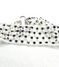 Seed bead netted cuff bracelet with Swarovski crystals - Image 2