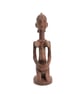 dogon femininity statue, 3d printed African tribal figure, hand painted
