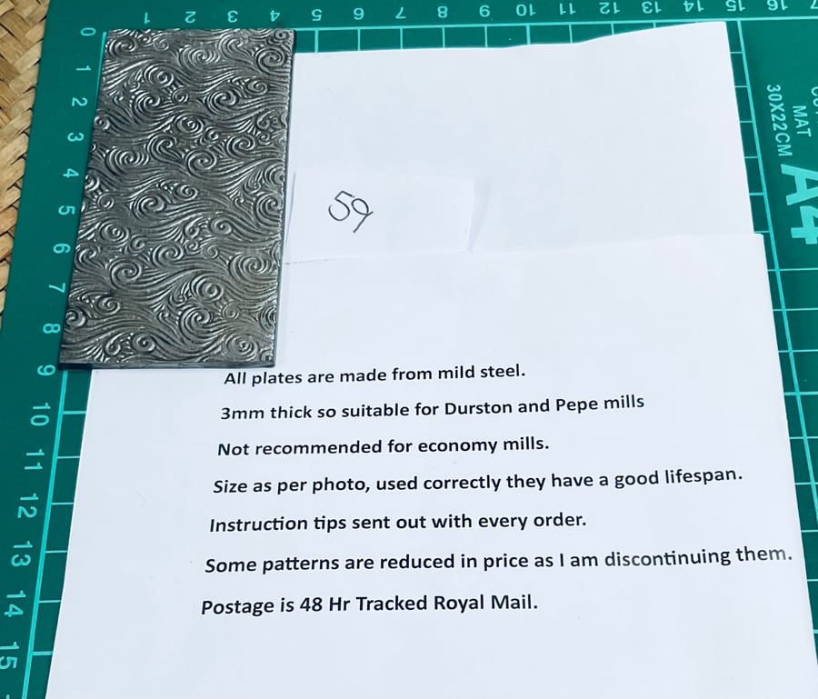 Rolling Mill Texture Plates 