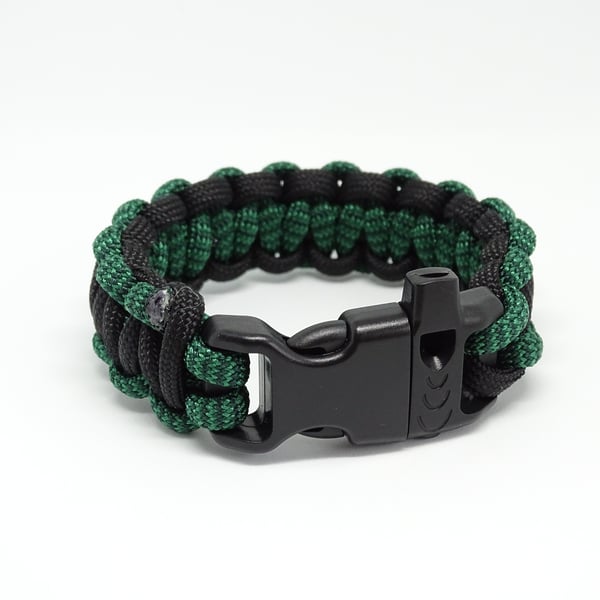 Black & Green Paracord Bracelet