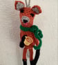 Russet Festive Fox with Drink - Image 5