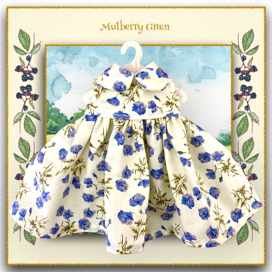 Purple Flowered Dress