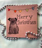 Pug Christmas card- Merry Christmas  - Image 2