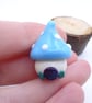 small glass toadstool house - Image 4